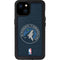 NBA Minnesota Timberwolves Distressed iPhone 15 Plus Waterproof Case