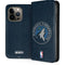 NBA Minnesota Timberwolves Distressed iPhone 15 Pro Folio Case