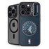 NBA Minnesota Timberwolves Distressed iPhone 15 Pro Kickstand Case