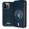NBA Minnesota Timberwolves Distressed iPhone 15 Pro Max Folio Case