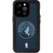 NBA Minnesota Timberwolves Distressed iPhone 15 Pro Waterproof Case