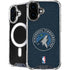 NBA Minnesota Timberwolves Distressed iPhone 16 MagSafe Case