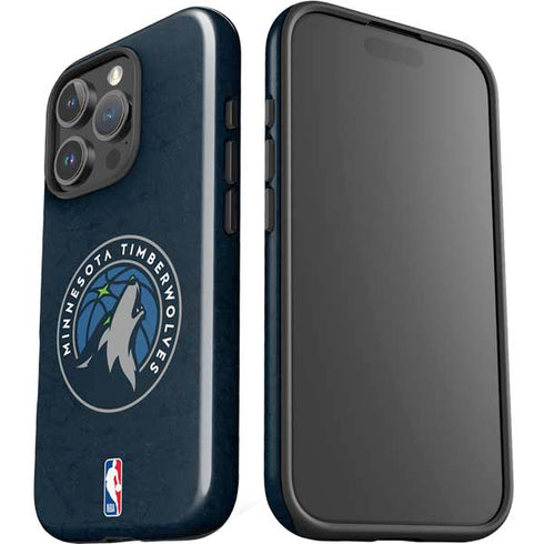 NBA Minnesota Timberwolves Distressed iPhone 16 Pro Impact Case