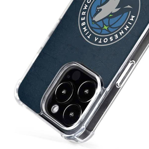 NBA Minnesota Timberwolves Distressed iPhone 16 Pro Max MagSafe Case