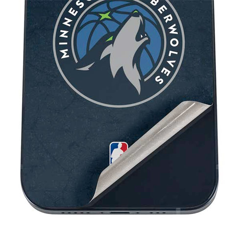 NBA Minnesota Timberwolves Distressed iPhone 16 Skin