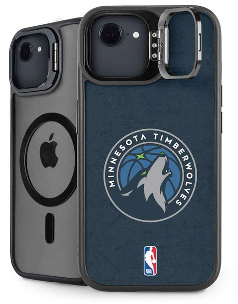 NBA Minnesota Timberwolves Distressed iPhone 16e Kickstand Case
