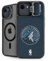 NBA Minnesota Timberwolves Distressed iPhone 16e Kickstand Case