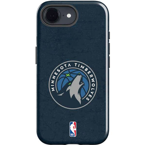 NBA Minnesota Timberwolves Distressed iPhone 16e Impact Case