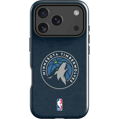 NBA Minnesota Timberwolves Distressed iPhone 18 Pro Impact Case
