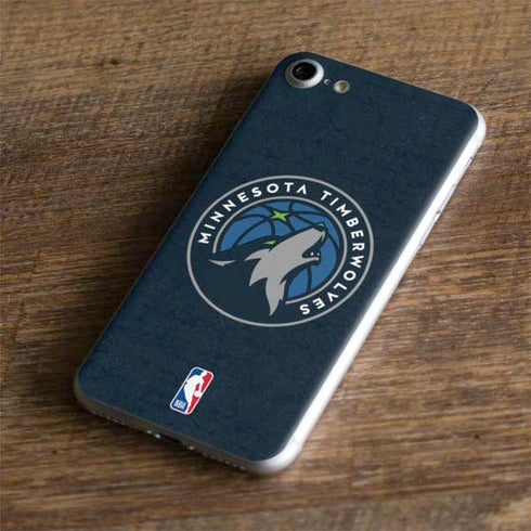 NBA Minnesota Timberwolves Distressed iPhone 7 Skin