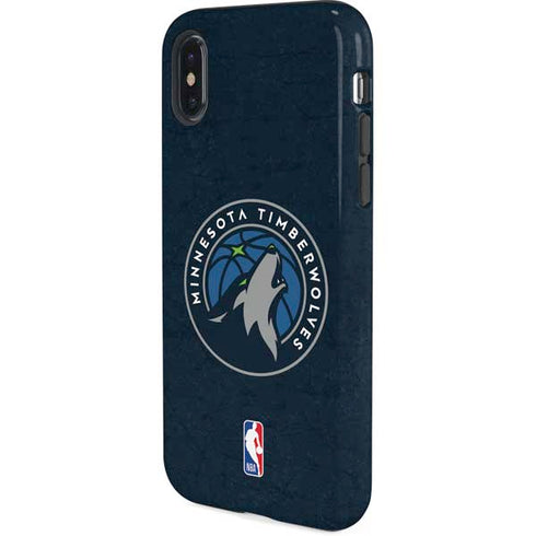 NBA Minnesota Timberwolves Distressed iPhone X Pro Case