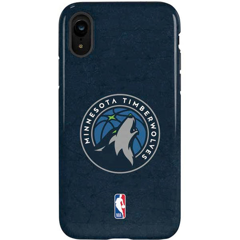 NBA Minnesota Timberwolves Distressed iPhone XR Pro Case