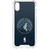 NBA Minnesota Timberwolves Distressed iPhone XS Clear Case