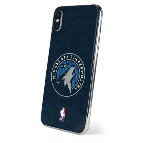 NBA Minnesota Timberwolves Distressed iPhone XS Max Skin