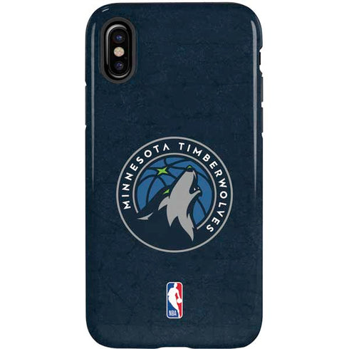 NBA Minnesota Timberwolves Distressed iPhone XS Pro Case