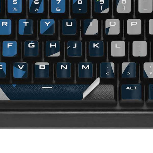 NBA Minnesota Timberwolves Distressed K95 RGB PLATINUM Mechanical Gaming Keyboard Skin