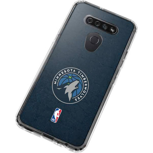 NBA Minnesota Timberwolves Distressed LG K51/Q51 Clear Case