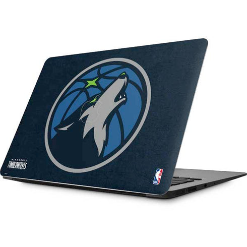 NBA Minnesota Timberwolves Distressed Apple MacBook Skin