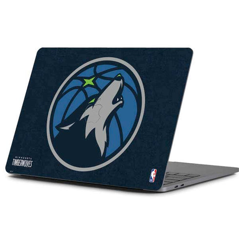 NBA Minnesota Timberwolves Distressed Apple MacBook Pro 13-inch Skin