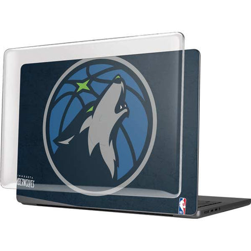 NBA Minnesota Timberwolves Distressed MacBook Pro 14in (2021-24) Case plus Skin
