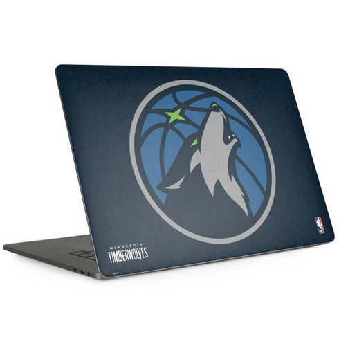 NBA Minnesota Timberwolves Distressed MacBook Skins