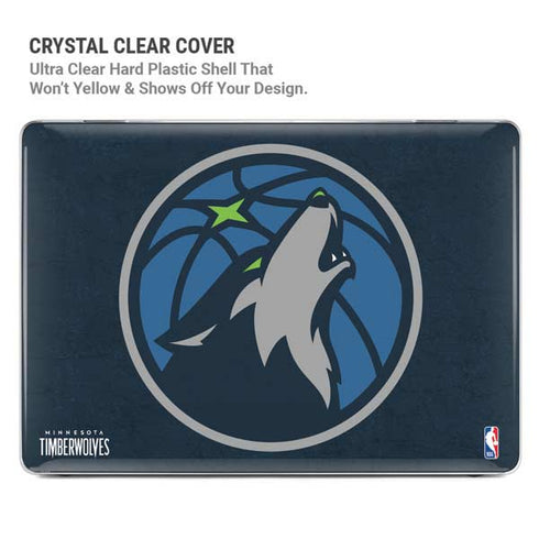 NBA Minnesota Timberwolves Distressed MacBook Pro 15in (2016-19) Case plus Skin