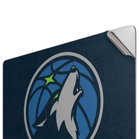 NBA Minnesota Timberwolves Distressed Apple MacBook Pro 16-inch Skin