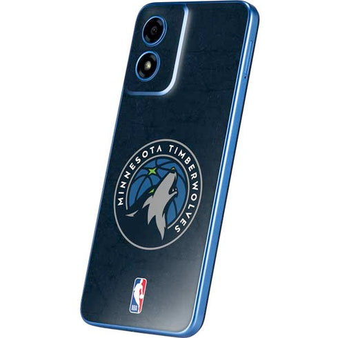 NBA Minnesota Timberwolves Distressed Moto G Play 4G (2024) Skin