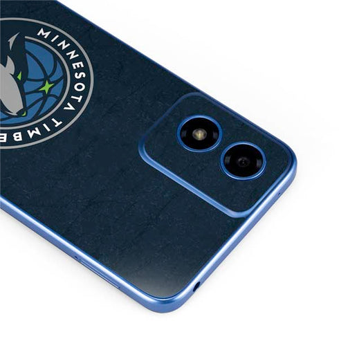 NBA Minnesota Timberwolves Distressed Moto G Play 4G (2024) Skin
