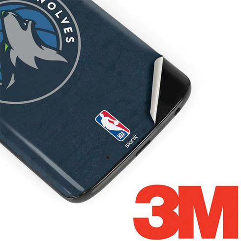 NBA Minnesota Timberwolves Distressed Moto G6 Skin