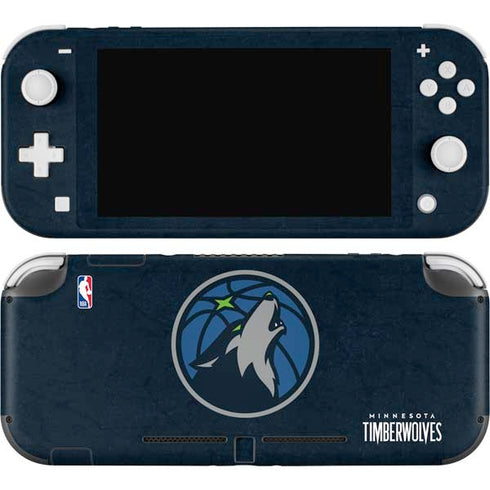 NBA Minnesota Timberwolves Distressed Nintendo Skins