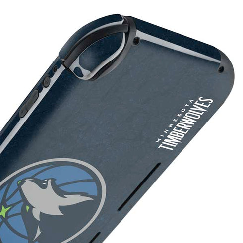 NBA Minnesota Timberwolves Distressed Nintendo Switch Lite Skin