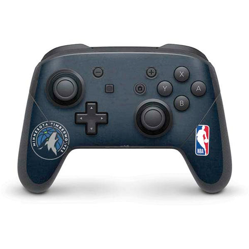 NBA Minnesota Timberwolves Distressed Nintendo Skins