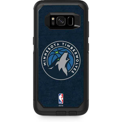 NBA Minnesota Timberwolves Distressed Otterbox Commuter Galaxy Skin