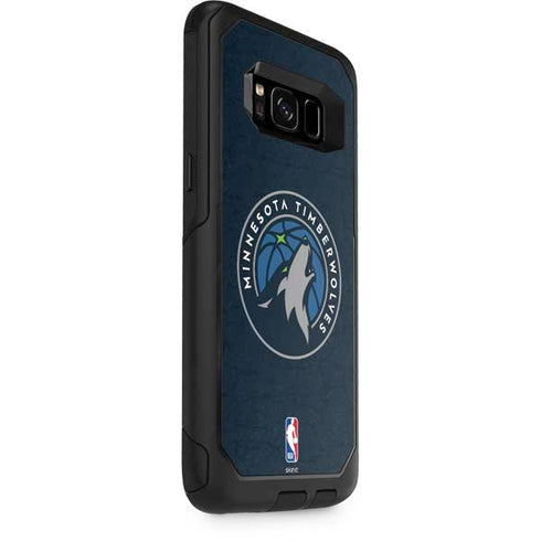 NBA Minnesota Timberwolves Distressed Otterbox Commuter Galaxy Skin