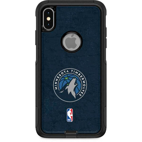 NBA Minnesota Timberwolves Distressed Otterbox Commuter iPhone Skin