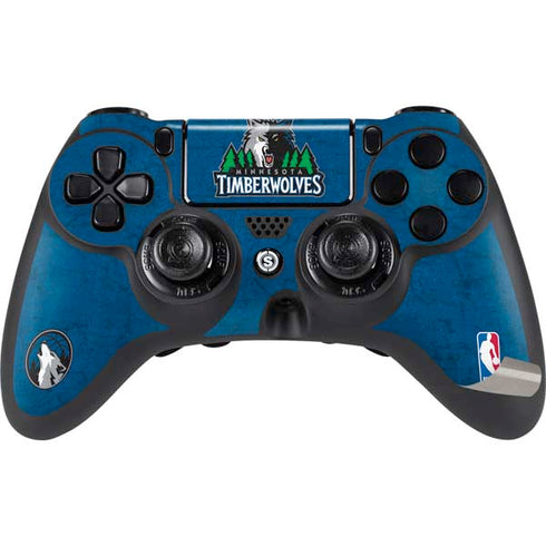 NBA Minnesota Timberwolves Distressed PS4/PC SCUF Impact Controller Skin