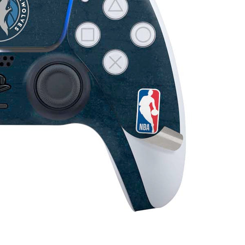 NBA Minnesota Timberwolves Distressed PS5 Bundle Skin