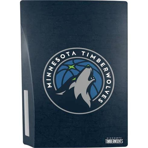 NBA Minnesota Timberwolves Distressed PS5 Bundle Skin
