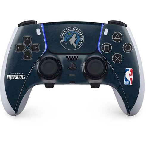 NBA Minnesota Timberwolves Distressed PlayStation PS5 Skins