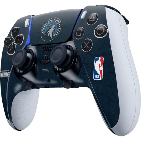 NBA Minnesota Timberwolves Distressed PS5 DualSense Edge Pro Controller Skin