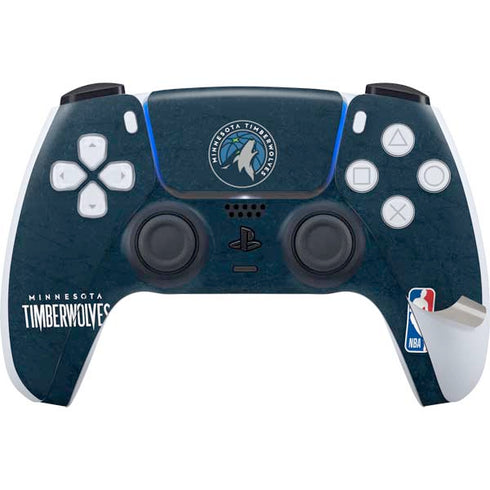 NBA Minnesota Timberwolves Distressed PS5 Pro Bundle Skin