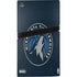 NBA Minnesota Timberwolves Distressed PS5 Pro Disk Console Skin