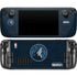 NBA Minnesota Timberwolves Distressed Steam Deck Handheld Gaming Computer OLED Skin