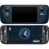 NBA Minnesota Timberwolves Distressed Steam Deck Handheld Gaming Computer Skin