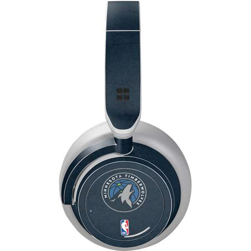 NBA Minnesota Timberwolves Distressed Surface Headphones Skin