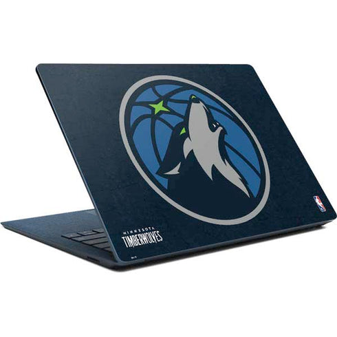 NBA Minnesota Timberwolves Distressed Surface Laptop Skin
