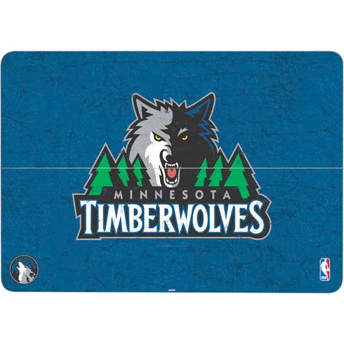 NBA Minnesota Timberwolves Distressed Surface Laptop Studio Skin