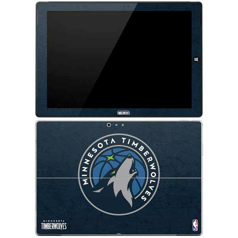 NBA Minnesota Timberwolves Distressed Surface Pro 3 Skin