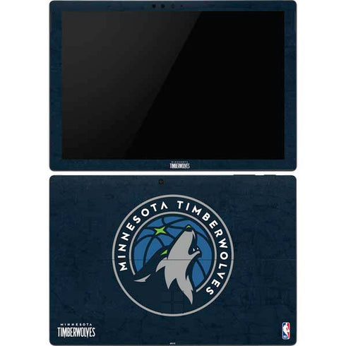 NBA Minnesota Timberwolves Distressed Surface Pro 6 Skin
